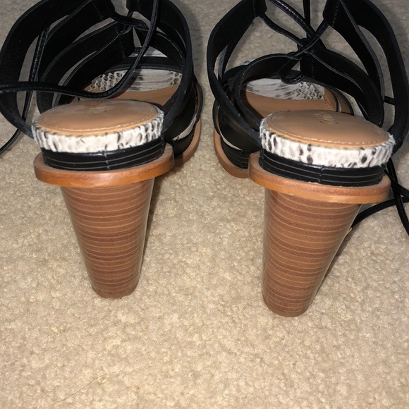 Calvin Klein Panelope Toscana Leather Sandals - Picture 5 of 8